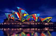 Projected Aboriginal Art