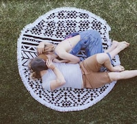 Round Beach Towels Image 2