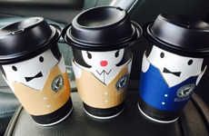 Dressed-Up Coffee Cups