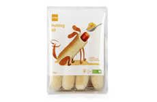 Anthropomorphized Hot Dog Packaging