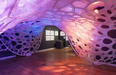Knitted Textile Pavilions