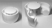Connectable Plastic Outdoor Furniture Image 2