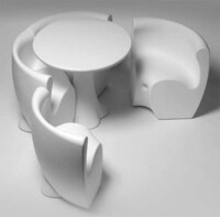 Connectable Plastic Outdoor Furniture Image 7