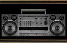 Functional Boombox Posters