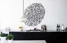 DIY Pixelated Wall Artwork