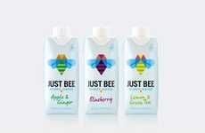Geometrical Honey Water Branding