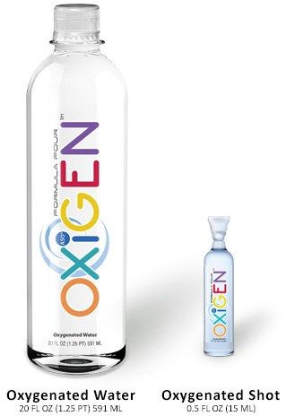 Oxygenated Water Shots