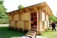 Wooden Checkered Pavilions Image 3