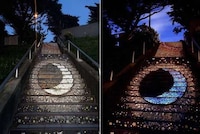 Reflective Tiled Steps Image 5