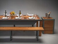 Integrated Barbecue Tables Image 2