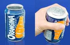 Upside-Down Drink Cans