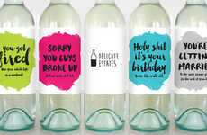 Humorous Greeting Card Labels