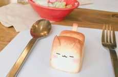 Cat-Shaped Bread Loaves