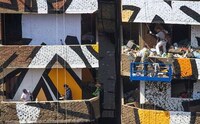 Perspective-Dependent Street Art Image 5