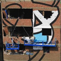 Perspective-Dependent Street Art Image 6