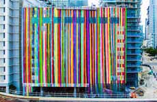 Striped Street Murals