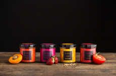 Colorful Condiment Jars