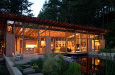 Wood-Clad Modern Homes