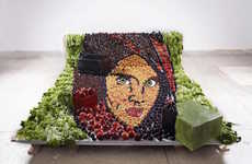 Anamorphic Food Portraits