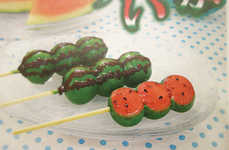 Watermelon-Shaped Dumplings