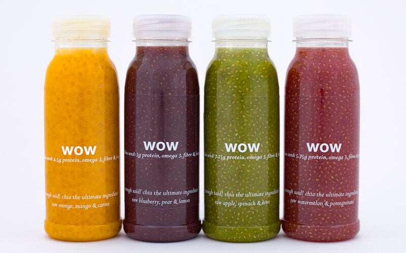 Cold-Pressed Chia Seed Drinks