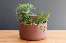 Irrigation-Inspired Planters