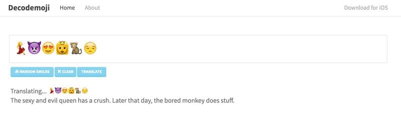 Emoji-Deciphering Chat Bots