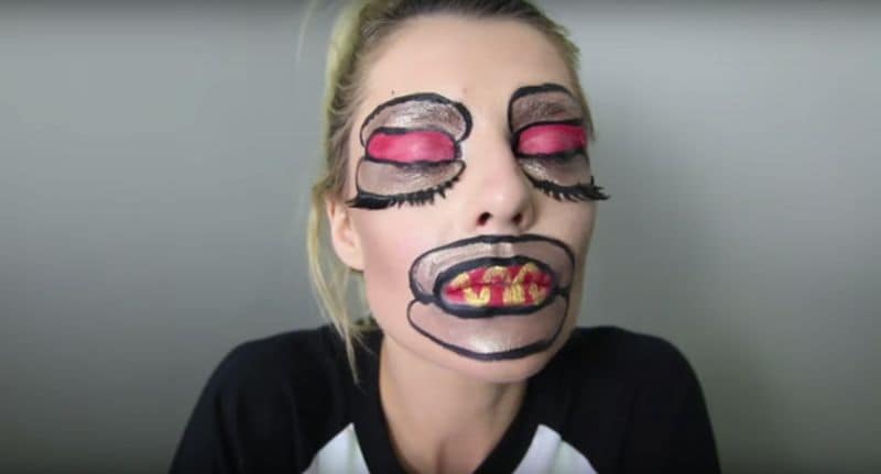 Dramatic Weiner Makeup