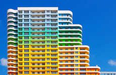 Kaleidoscopic Rainbow Buildings