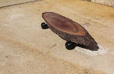 Wooden Slab Longboards