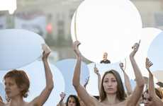 Nude Political Art Installations
