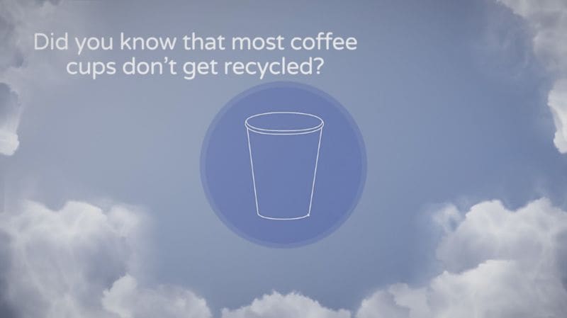 Recyclable Paperboard Coffee Cups