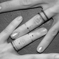 Tattooed Wedding Rings Image 8