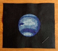 Embroidered Planetary Art Image 6