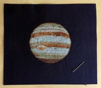 Embroidered Planetary Art Image 7