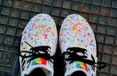 Splashed Paint Sneakers