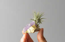 Healing Crystal Planters
