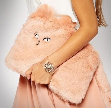 Plush Feline Clutches