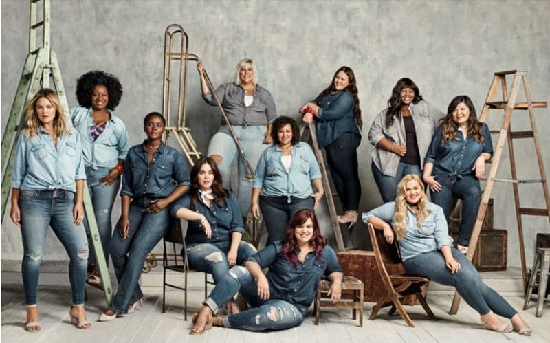 Body-Positive Denim Ads