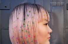 Technicolor Hair Stencils