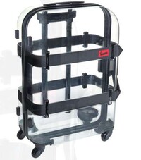 Clear Rolling Suitcases Image 3
