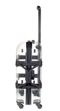 Clear Rolling Suitcases Image 5