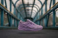 Monochromatic Lavender Sneakers