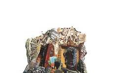 Intricate Collage Paintings