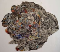 Intricate Collage Paintings Image 6