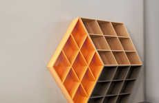 Cube-Shaped Bookcases