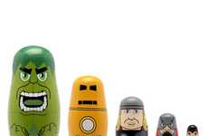 Superhero Nesting Dolls