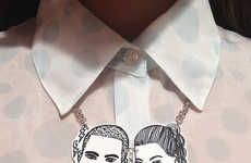 Celebrity Couple Statement Necklaces