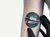Small Circular Tattoos Image 2