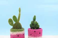 Fruity Felt Planters